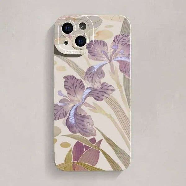 16 15 14 13 12 11 Pro Max Case Vivid Floral Flower Pattern Silicon Phone Cover For iPhone XS X XR 7 8 Plus 16e Funda