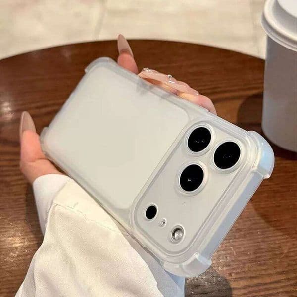 Matte Clear Phone Case For iPhone 15 17 16 13 14 11 12 Pro Max Air Transparent Shockproof Soft Candy Silicone Bumper Cover