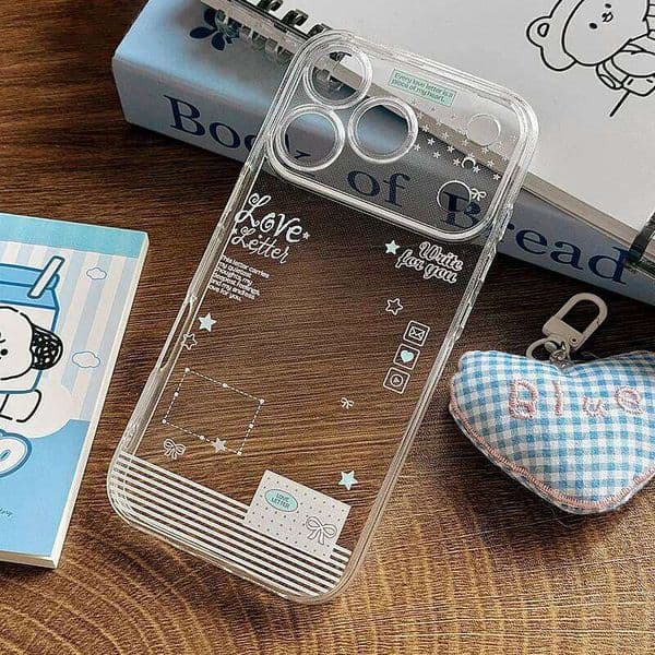 Korean Ins Stripe Stars Letter Phone Case For iPhone 17Air 17 16 15 14 13 12 11 Pro Max 7 8 Plus Mini X XR XS Y2K Sweet Cover