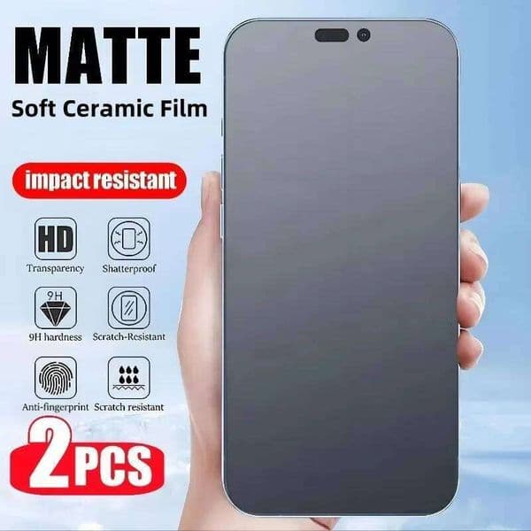 Matte Screen Protector 16 17 11 15 14 Pro Max Air Ceramic Film For iPhone SE 13 12 Mini 6 7 8 Plus XR XS X