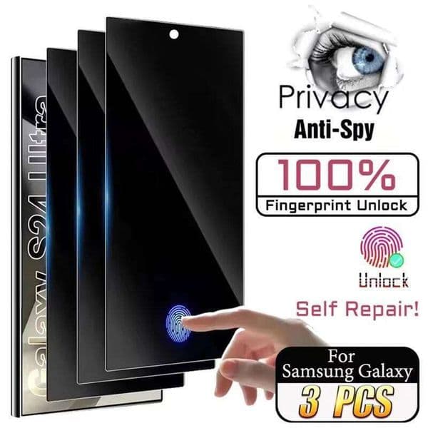 Self Repair Film For Galaxy S26 Ultra S25 S24 S23 FE S22 Privacy Screen Protector for Samsung A56 5g A16 A36 A26 A06 A55