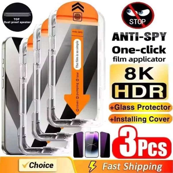 Privacy Tempered Screen Protector For Xiaomi Redmi Note 14 13 7 8 9 10 11 12 Pro 15 15C 14C 10C 13C A3 Anti-spy Glass