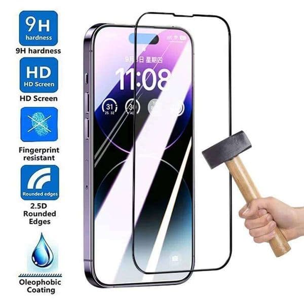 1-5PCS 9D Screen Protector Tempered Glass For Samsung S25 S24 Ultra S23 FE S22 Plus A56 5g A16 A55 A17 A07 A26 A54 A36 A73 A06