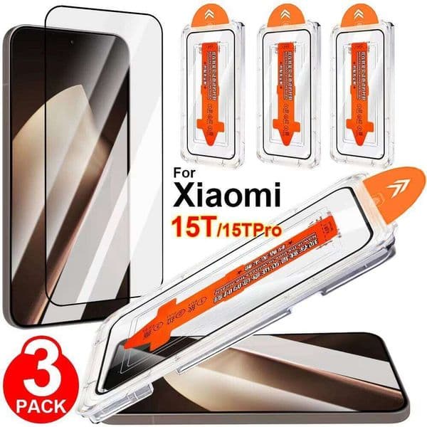 Easy Installation Screen Protectors For Xiaomi 15T 14T 13T 11T Pro Dust Free Tempered Glass for Mi 11 10T Lite Anti-Scratch Film