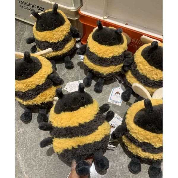 Dolls JC Albee Plush Children's plush toys hornet Soft Toy Bee body pillow Cute Soothing the Doll Gifts BJ123