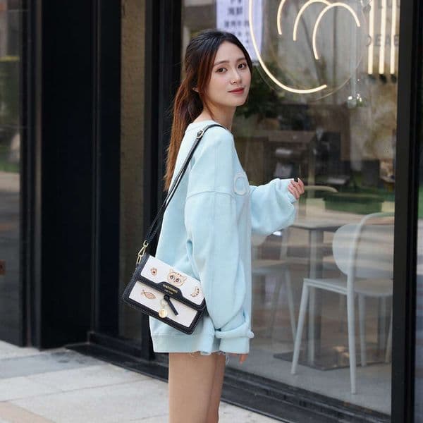 Designer Bag Fashion Crossbody For Women 2025 New Model Niche High-End Feel Shoulder Korean Style Trendy Small Square Bag