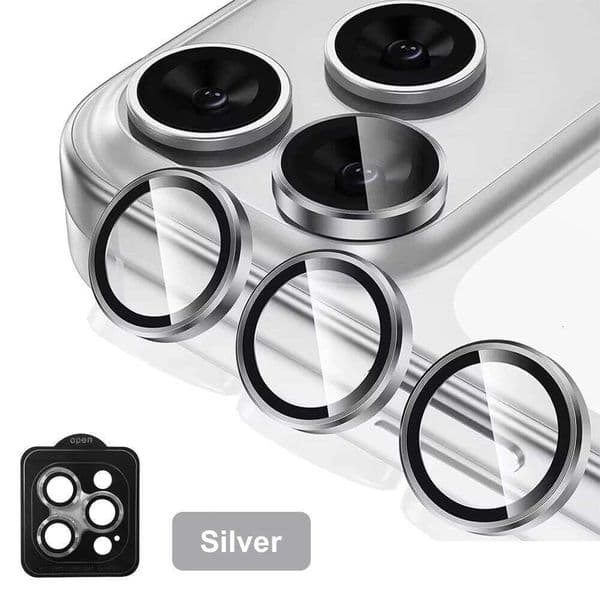 Metal Ring Camera Protector For iPhone 14 16 15 13 11 12 17 Pro Max Air Plus Mini Easy Installation Full Cover Lens Glass