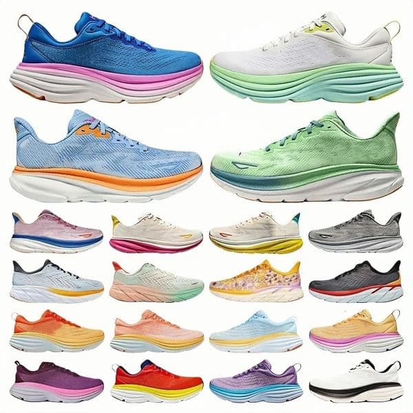 Hokarunning Shoes Clifton 9 Bondi 8 Men Women Designer Running Athletic Black White Breathable Womens Free People Sports Sneakers Mens Recreation Trainers Size 12