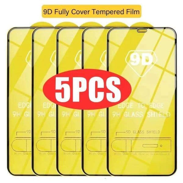 Full Clear Tempered Glass 17 Screen Protector For iPhone 16 15 13 11 12 14 Pro Max Mini Air 16e 8 7 Plus SE XR XS