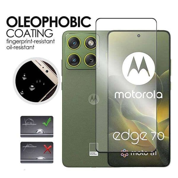4in1 Soft Fiber Lens Film+9H Anti-Scratch Tempered Glass For Motorola Edge 70 60 Pro Fusion Anti-Fingerprint Protector Flim