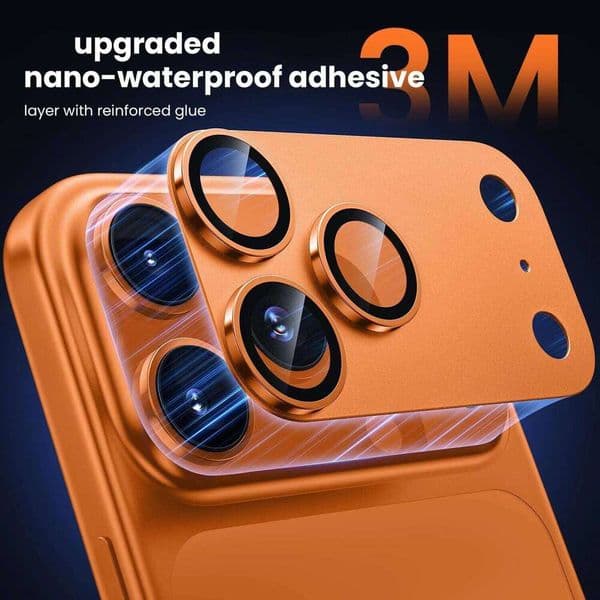 For Phone Max 17 Pro Lens Protector Strong Adsorption Metal 9H+ Tempered Glass Camera Screen Full Protective Cover