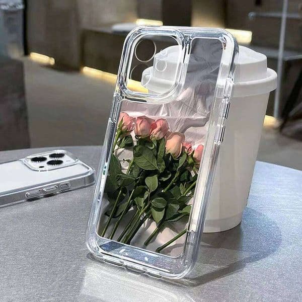 Rose Flower Phone For 16 Case iPhone 17 11 13 15 12 14 Pro Max 16E XR XS 7 8 Plus SE Soft Shockproof Clear Cover