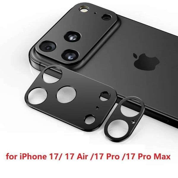 1-2PCS 9D Aluminum Metal Camera Len Cover For IPhone 17 Air Pro Max Scratch-resistant Lens Screen Protector Ring Cap Accessories