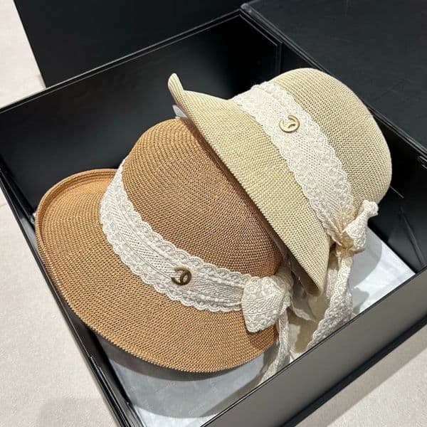 Summer Straw Bucket Hat Designer Weave Travel Beach Chapeau Sun Protection Female Luxury Hats Designers Women Letter Wide Brim Fashion