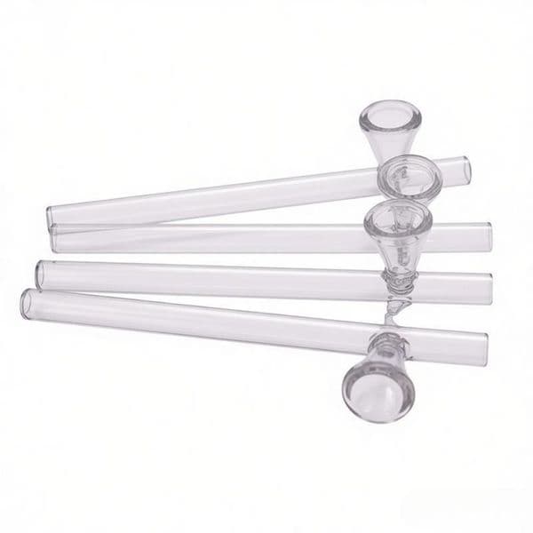 Wholesale USA Popular Big 15cm Glass Hand Pipe Thick heady Clear Smoking Tobacco Steamrollers Pipes with Bowl