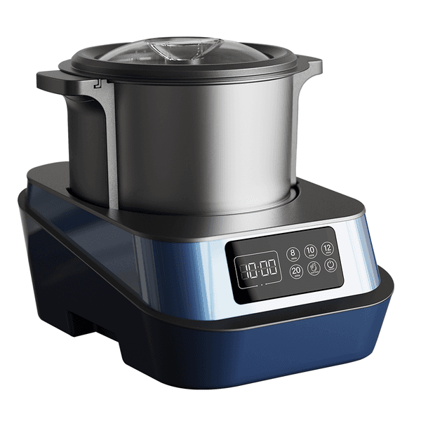 Household Meat Grinder 6 Liters Pounded Yam Machine African Banku Fufu Ugali FuFu Machine with Heating Stirring Functions