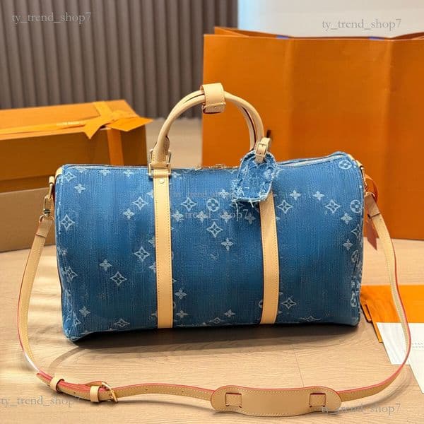 High quality tote lvslve denim keepall 45 50 55 travel Bag Capacity leather Bag Crossbody Shoulder keep all bag monogram archive Bucket bag Wallet Bags 8ff