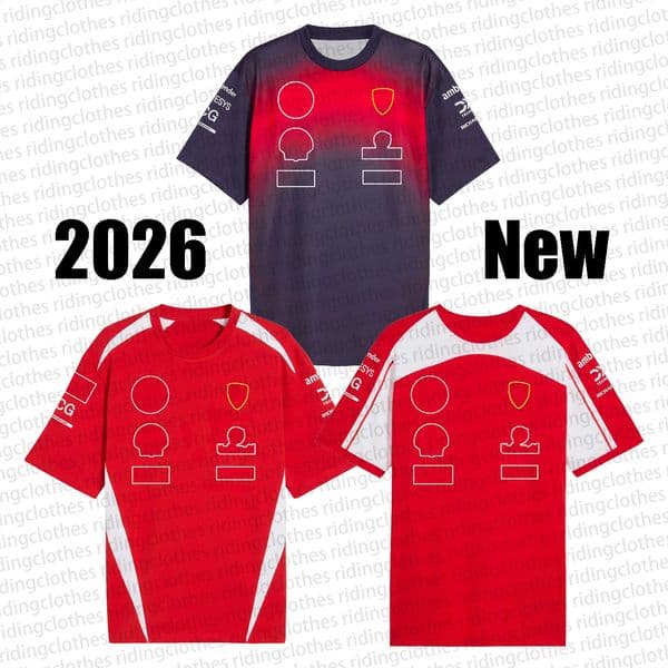 2026 China Station F1 Team T-shirt Special Edition Formula 1 Racing T-shirts Motorport Driver Replica Car Fans Tee Quick-dry Plus Size Jersey tops