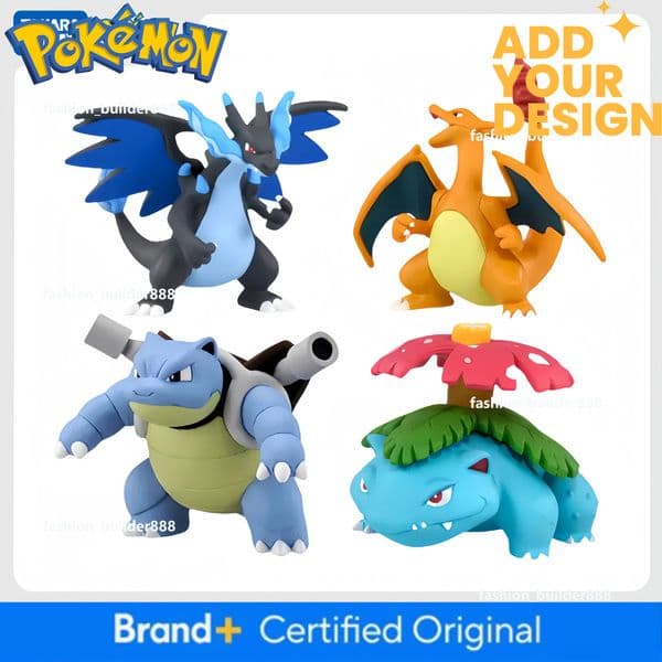 Pokemon Action figure Official TOMY Pokemon Desktop Ornament Model Toy Gift Groudon Pikachu Charizard Figurine