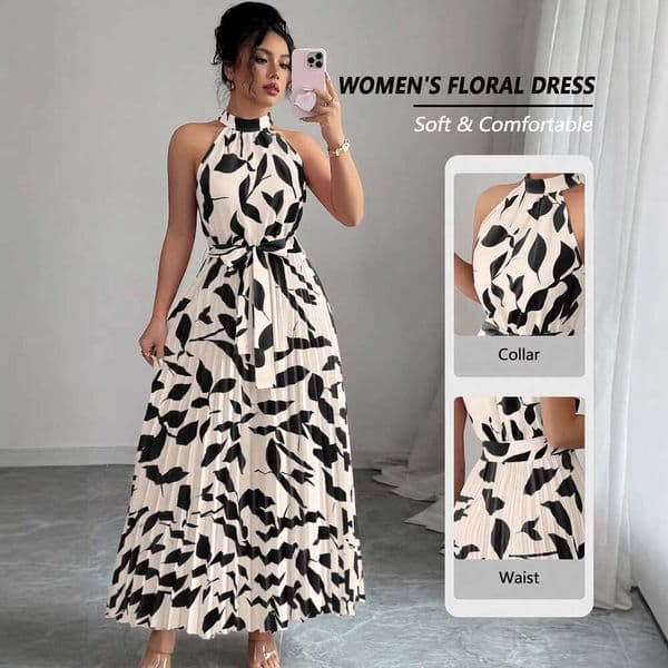 2026 Summer New Designer European A11 and American Fashion Women's Printed Dress