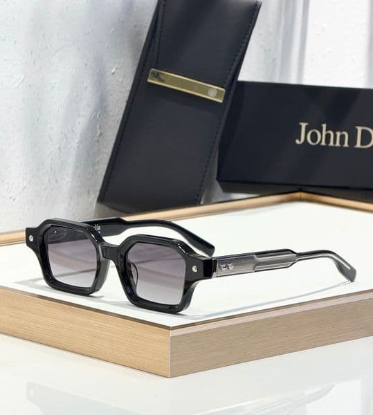 John Dalia Sunglasses Fashion High Quality Square Orange Sunglasses For Women Men Luxury Designer Thick Frame Sun Glasses classics Eyewear lunettes de soleil