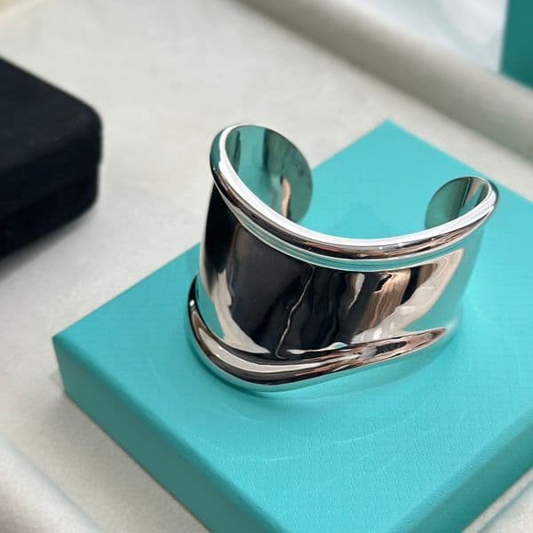 designer BIG Bone Cuff bangle Stainless steel gold plated for women bracelets high quality gift with box for girlfriend 028A