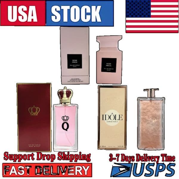 High Quality Women Fragrance Eau De Parfum Perfume Cologne Incense Spary Women Long Lasting Spray Support Dropshipping To The US in 3-7 Days