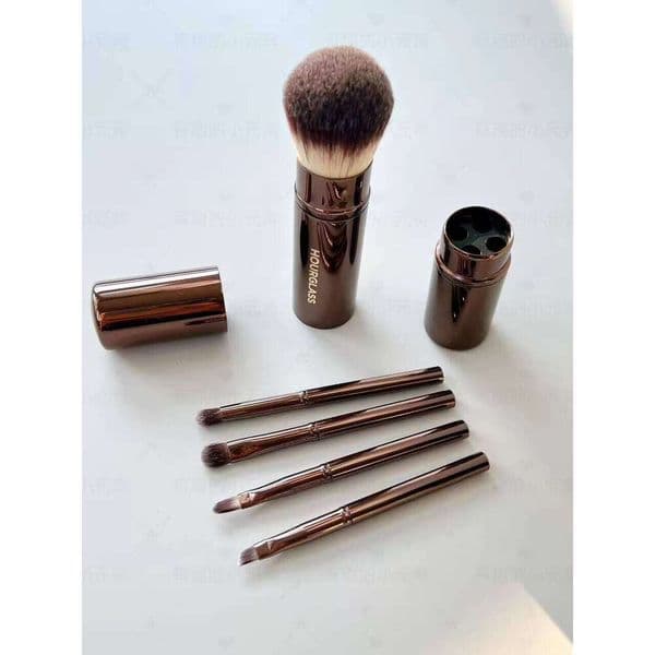 New ProductHourglass Double-Ended Retractable Set Blush + 4 Eyeshadow Brushes Eyeliner Lip Brush