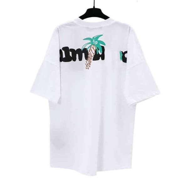 Palms Angerlas Shirt Letter Print Men's Brand Palm Angleshirt Desiger Fashion Brand Palms Hip Hop Letter Graphic Print Higt Street Oversized Palmm Angerlty 748