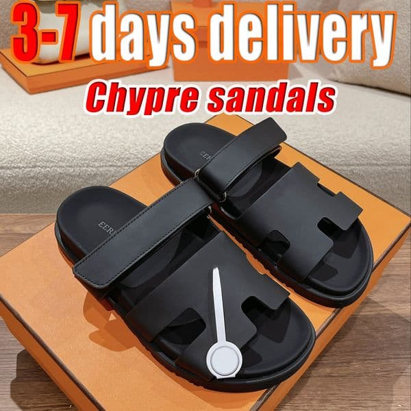 Top Quality Chypre Sandals with Box Designer Sandals Plush Slippers Oran Sandals Top Quality Slippers Luxury Outdoor Leisure Vacation Beach Flat Sandals Slippers