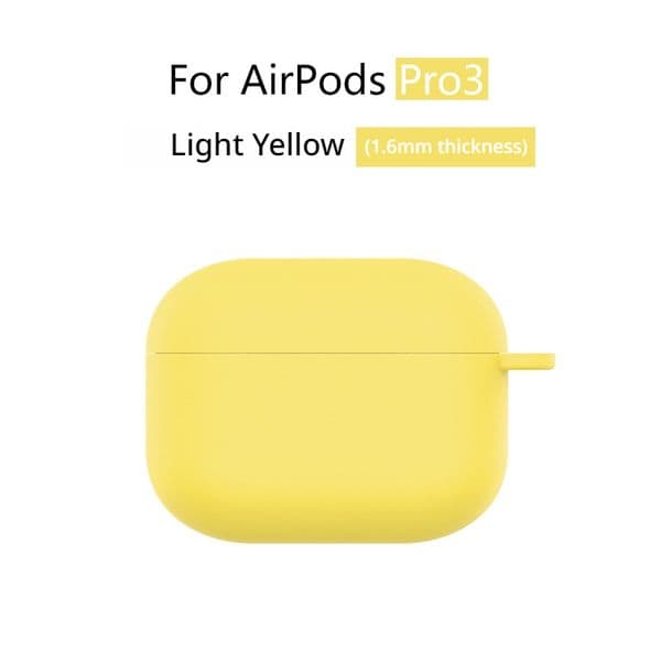 Original cream-colored AirPods Pro 3 case is suitable for protecting Apple AirPods Bluetooth headphones.