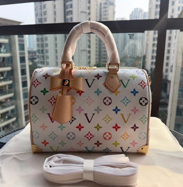 Multicolor must have designer handbag speedysoft 30 bag Womens crossbody shoulder bag mirror quality Luxury Pillow bag leather chain bag travel must-have tote purse