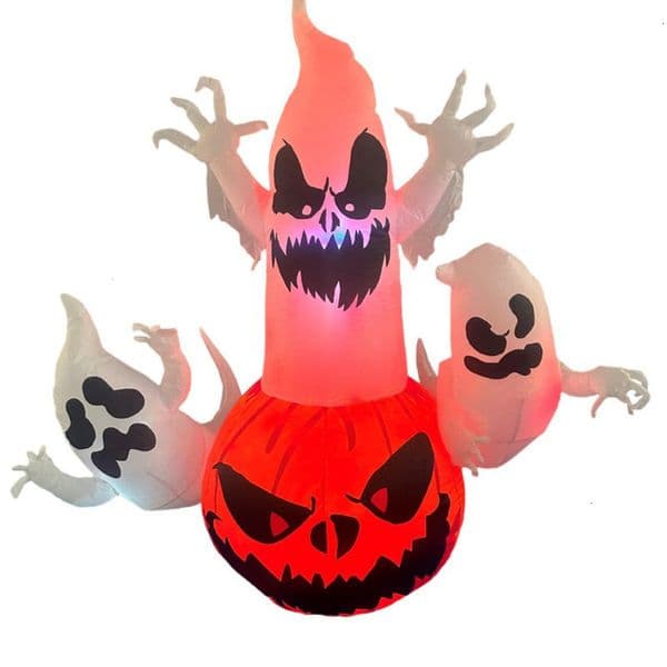 1.8m Flame Lamp Pumpkin Ghost Party Decoration Halloween inflatable