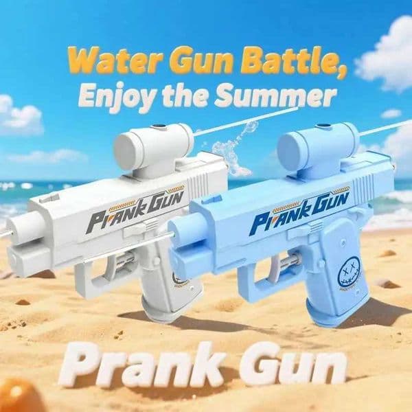 Portable Two-Way Prank Water Gun Reverse Splash Toy Summer Pool Beach Water Fight Stress Relief Interactive Toys for Kids Adults X260403