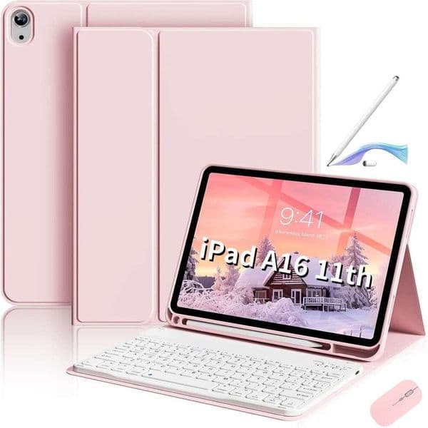 Ipad case Suitable for iPad 110 generation tablet protective Air87 detachable wireless Bluetooth keyboard pro11 mouse M45 case