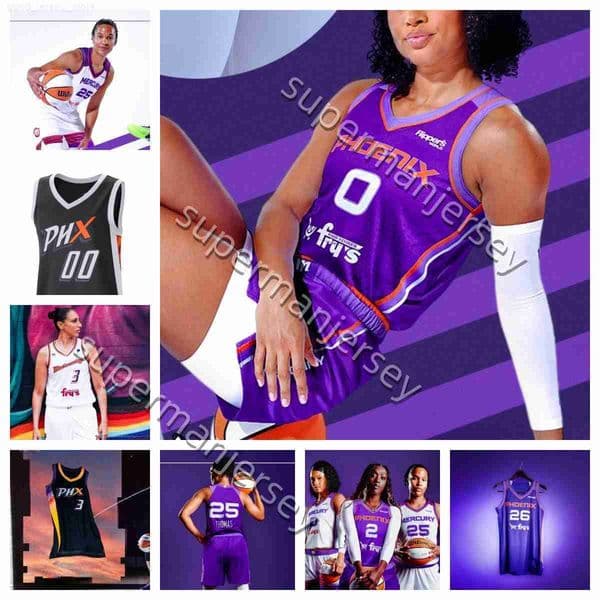 Women Basketball Phoenixes Mercury Jersey Brittney Griner Diana Taurasi Sophie Cunningham Sug Sutton Rebecca Allen Amy Atwell Morgan Bertsch Natasha Cloud 2026