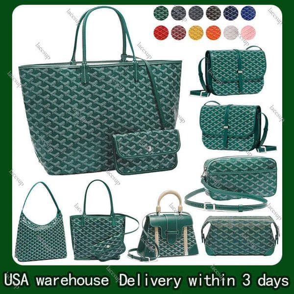 Designer Luxury Tote crossbody Hobo Double sided dual-use calf leather large capacity shopping Shoulder Women's green style beach bag