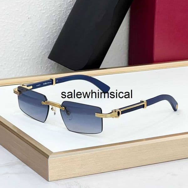 Designer sunglasses High-End Brand C-UV400 Shield Sunglasses for Women, Oversized Square Frame with Metal Accents & UV Protection Sophisticated Color Gradient 7GNT
