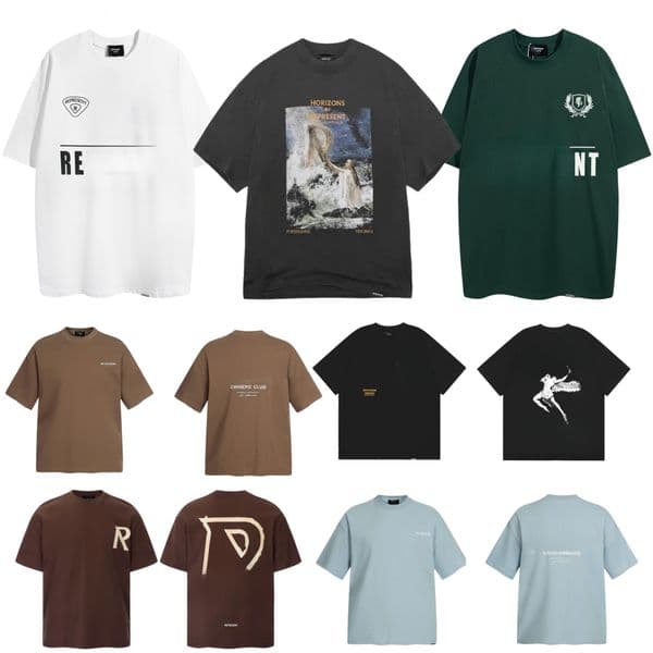 Foreign trade European and American trendy brand representers hoodieletter T-shirt with slogan print, short-sleeved T-shirt for men and women American13