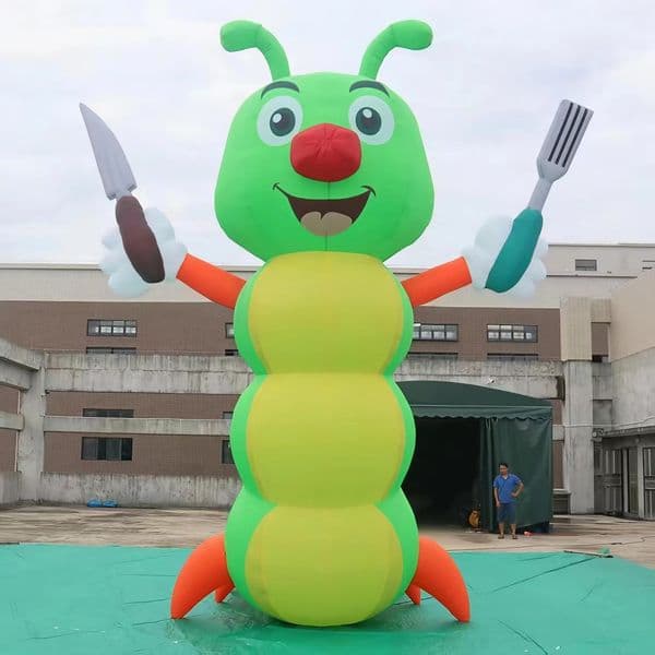 Free Shipping Outdoor Large Inflatable Caterpillar Exhibition Model Large Cartoon IP Inflatable Air Model
