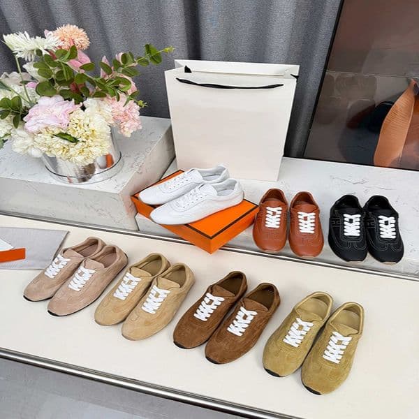 2026 spring summer new casual sports shoes for both men and women casual sports couples casual and fashionable Shoe upper cowhide sheep suede size 35-45 with box