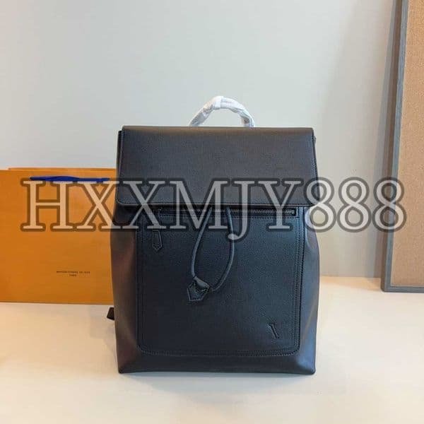 Genuine Leather Mens Luxurys Designers Backpacks Leather Totes Bags Vintage Handbag Shouder Crossbody Bag Schoolbag Upscale Outdoor Backpack 40Cm