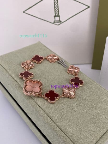 agate women fashion quartz bracelet watch flower designer swiss clover luxury trend causal alhambra ladies montreDeLuxe gold c37
