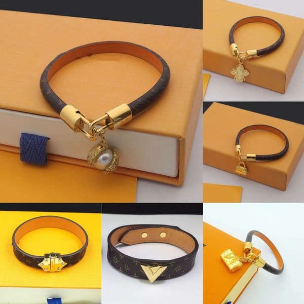 bracelet designer bracelet for women simple leather bracelets womans jewelry for womens charm bracelet bangle brand jewelry With pendant Christmas Present
