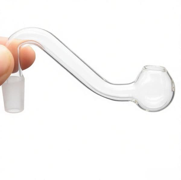 Wholesale Cheap 10mm Male Mini Glass Oil Burner bowl 20mm Ball Thick heady Smoking oil banger bowl for Water Bong Pipes