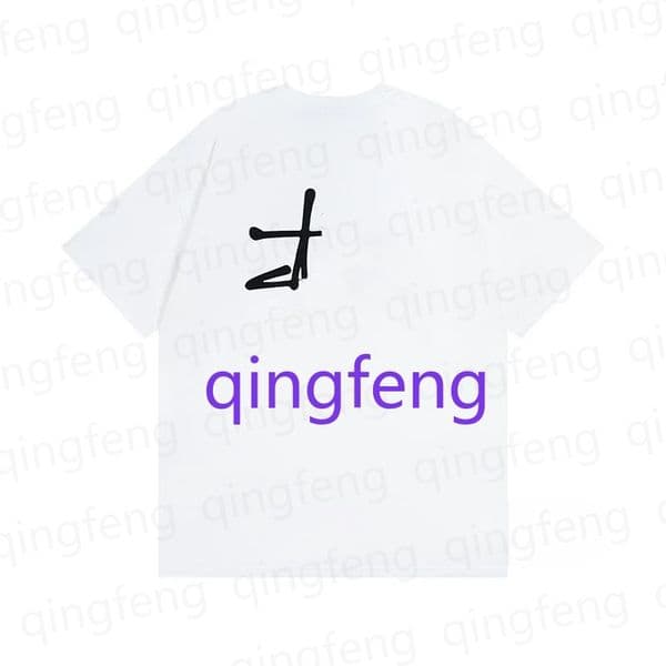 European and American new 100% pure cotton men's T-shirt V-neck fashion brand slim fit T-shirt men's top T-shirt short sleeved T-shirt men's style