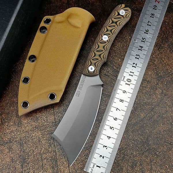 RMJ Tactical Raven Small Straight Outdoor High Hardness Sharp Camping Tool Wilderness Survival Knife