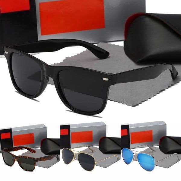 with box Designer Sunglasses Way Signature Series Classic Square UV400 Protection Luxury Acetate Eyewear for Men Women
