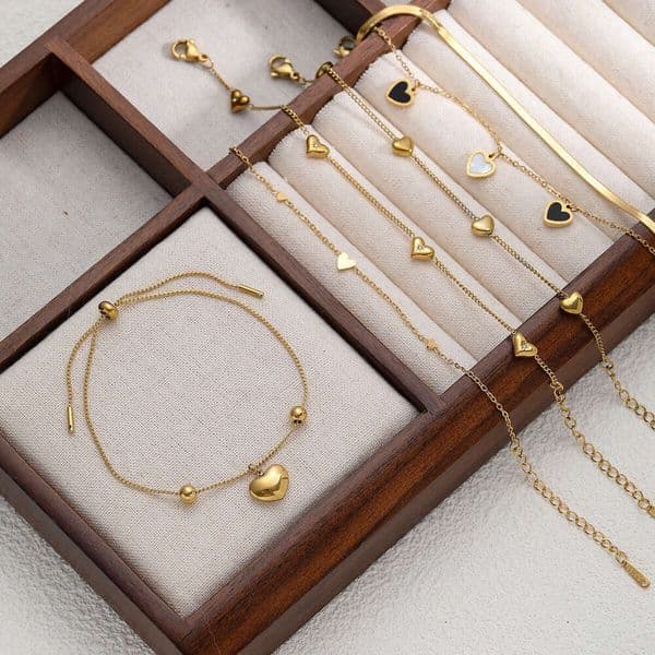 Customized cross-border necklace and earring jewelry set, 2025 new high-end stainless steel women's accessories