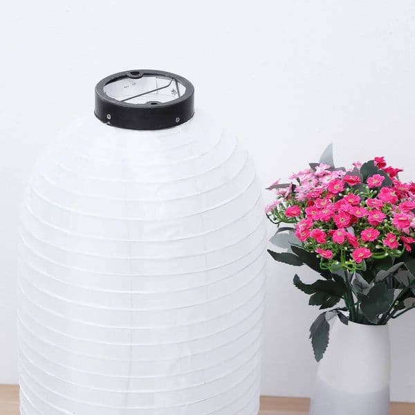 Winter Melon Japanese Style Paper Folding Oval Lantern Decorative Hanging Lamps For Party Wedding Home Festival